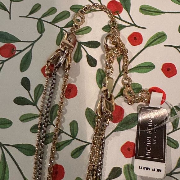 Stunning NWT Henri Bendel Multi Strand Urban Utility Triple Tassel  15" 17” 20” - Picture 8 of 15